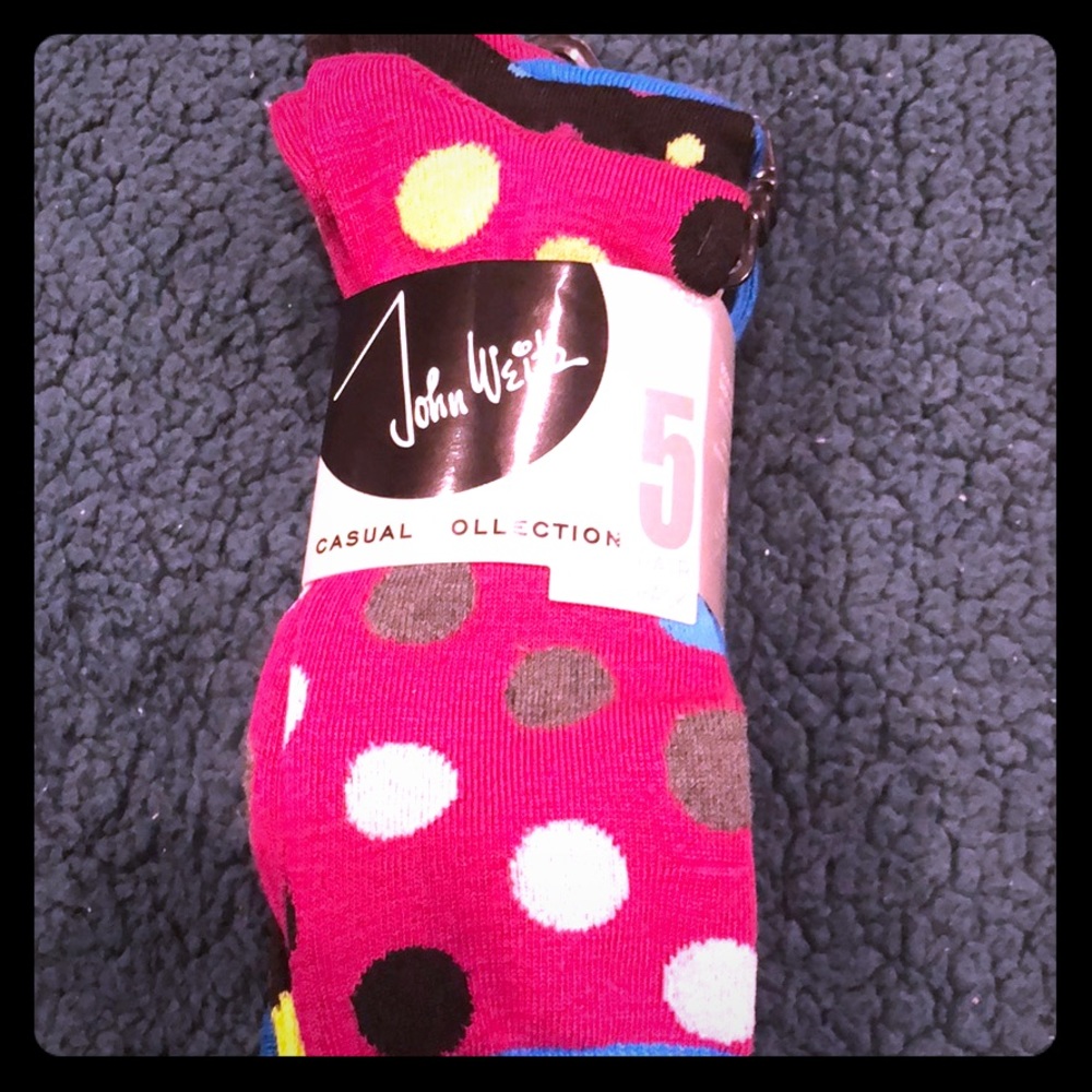5 John Weitz fun socks